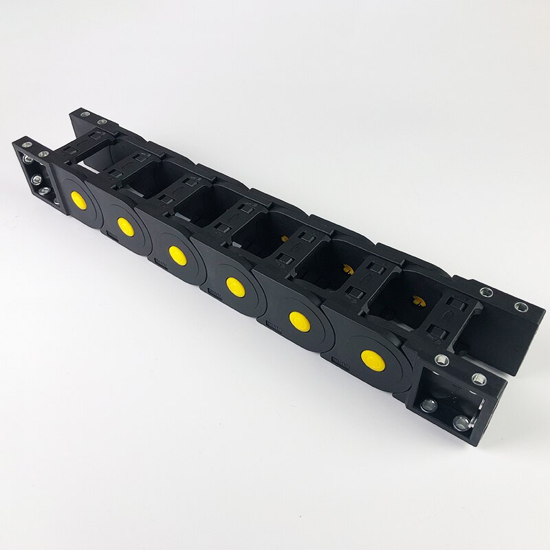 25x50 Nylon Mochine Towline 25 Plastic Cable Chain Drag Chain Transmission Chains Bridge Type L 1m 25*50
