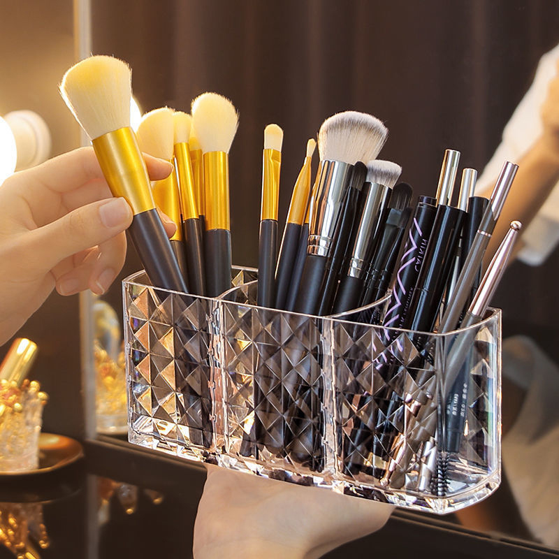 1-teiliger Spiegelschrank mit Rautenmuster, Aufbewahrungsbox, Badezimmer, Badezimmer, Kosmetik, Lippenstift-Aufbewahrungsregal