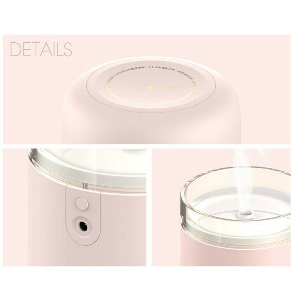 Car Ultrasonic Humidifier USB LED Air Purifier Nig... – Vicedeal