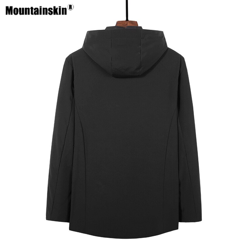 Mountainskin Mens Hiking Jacket Outdoor Sport Spring Autumn Breathable Windbreaker Camping Climbing Trekking 8XL Male Coat VA589