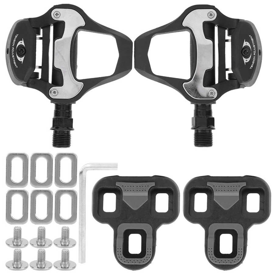 Pedal de bloqueo para bicicleta de carretera R31, reposapiés de bloqueo automático de aluminio para bicicleta de montaña SPD SL