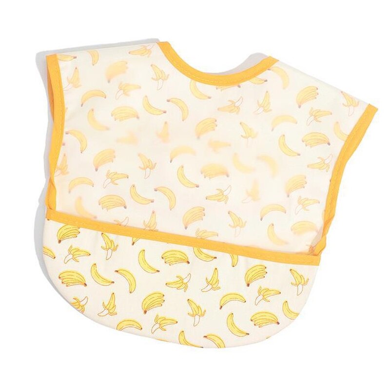 EVA Waterproof Baby Bibs Sleeveless Baby Boys Girls Bib Kids Fox Dinosaur Cactus Baby Feeding Bibs with Pocket Child Apron Smock: 07