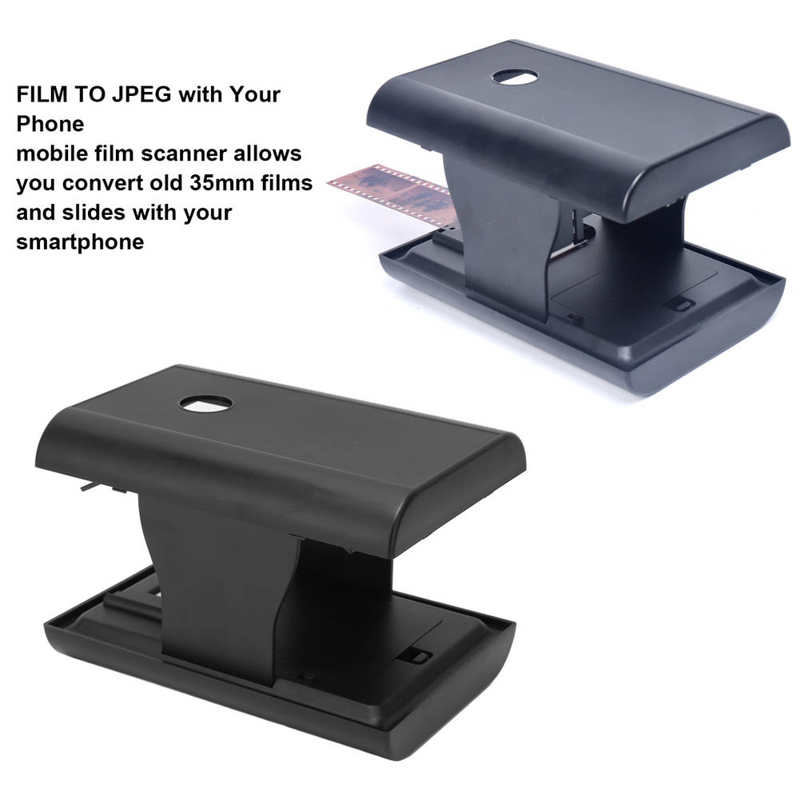 35mm Negatives Slides Scanner Folding Mobile Film Scanner with Free APP Smartphone Camera Scanner FILM to JPEG Converts