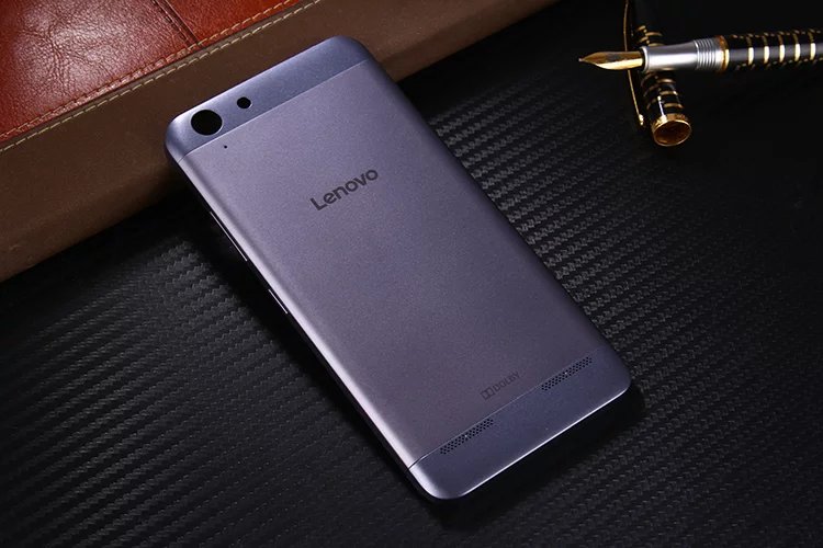 K5Plus Rear Housing Cover For Lenovo A6020 Vibe K5 Plus Plastic Back Door Repair Battery Case + Buttons: Gray