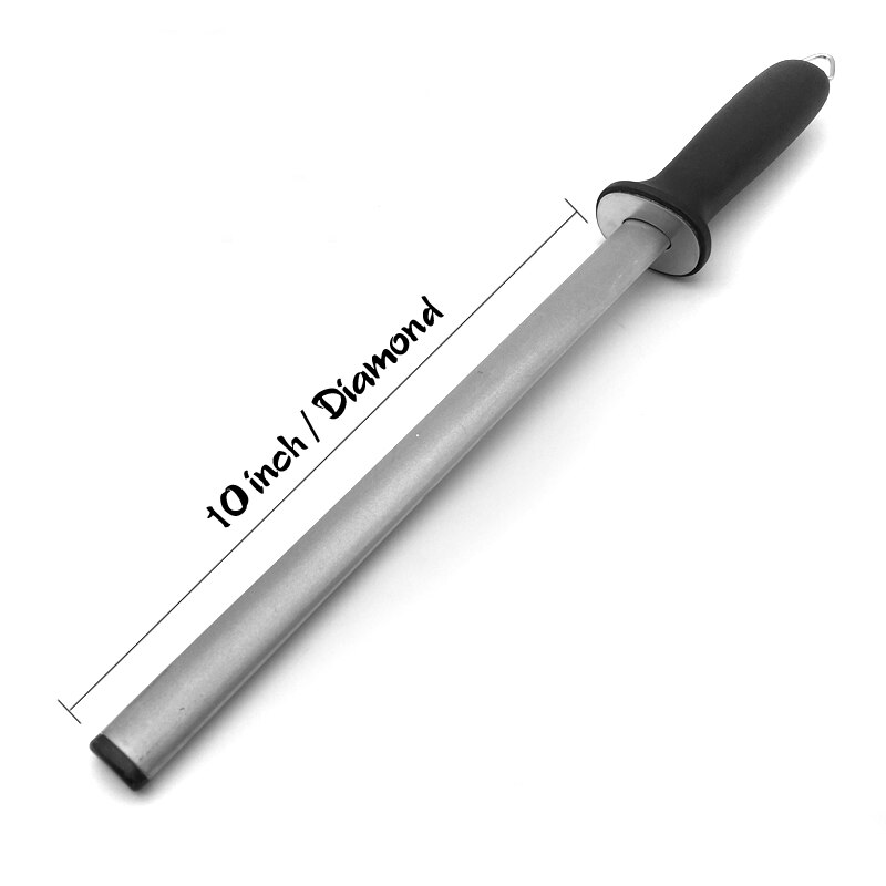 Taidea Professionele Keramische Slijpstaaf Diamant Aanzetstaal Messen Japanse Chef Messen Damascus Messen Musats: TG0825  10inch