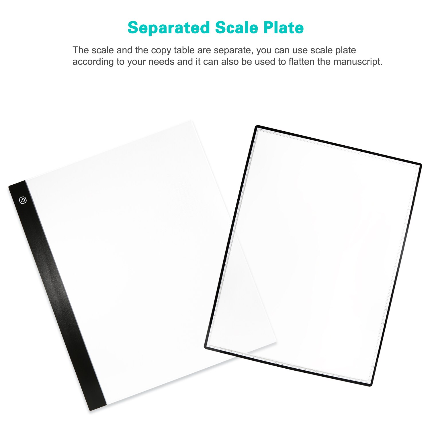 A3 LED Tracing Light Box - 40x33cm Ultra-Thin Drawing Copyboard - 3 Brightness Levels - USB Powered - Acrylic