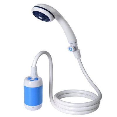 laserbeak Ducha portátil recargable para acampar, alta capacidad, 4800mAh, Ducha de Camping, para mascotas: Azul