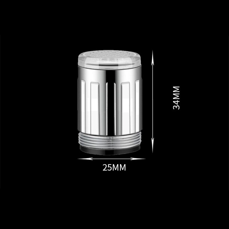1 pièces LED robinet lumineux robinet buse RGB couleur lumière clignotante température aérateur économie d'eau cuisine salle de bain accessoires