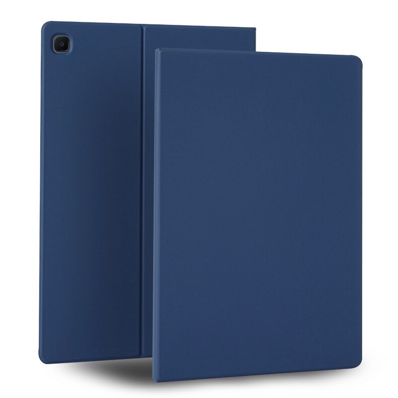 Case Voor Samsung Galaxy Tab S6 Lite , ultra Dunne Smart Folio Shell Cover Magnetische Absorptie Case Voor Galaxy Tab S6 Lite 10.4: CXK Dark Blue