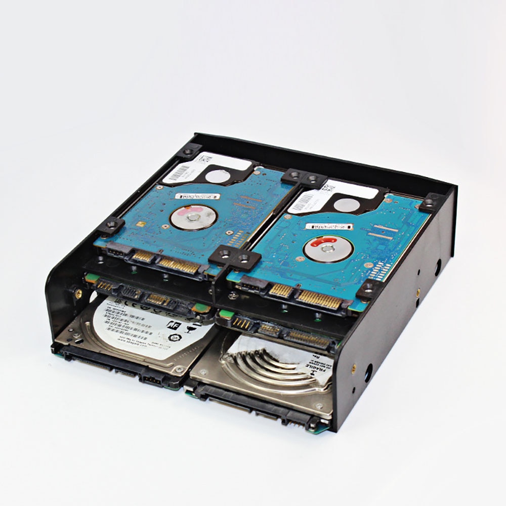 Soporte para disco duro Hdd/Ssd de 5,25 &quot;a 3,5&quot; y 2,5 &quot;, adaptador de montaje para discos duros de hasta 6x2,5&quot;