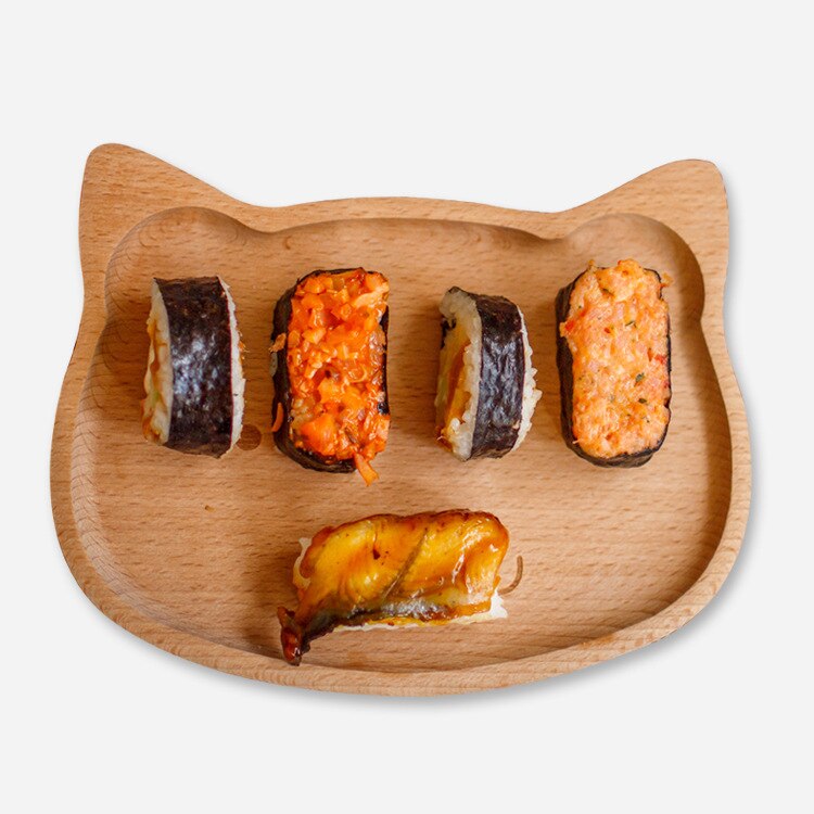 Japanse Plaat Snacks Fruitschaal Xiao Mao Vorm Lade Fabriek