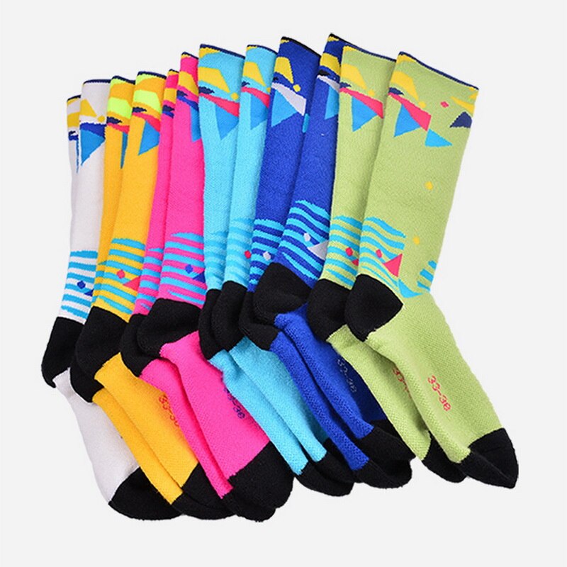 1 Pairs Children's Warm Ski Sock Boys Girls Winter Thicken Sports Sock Kids Roller Skating Thermal Sock Long For Snowboarding