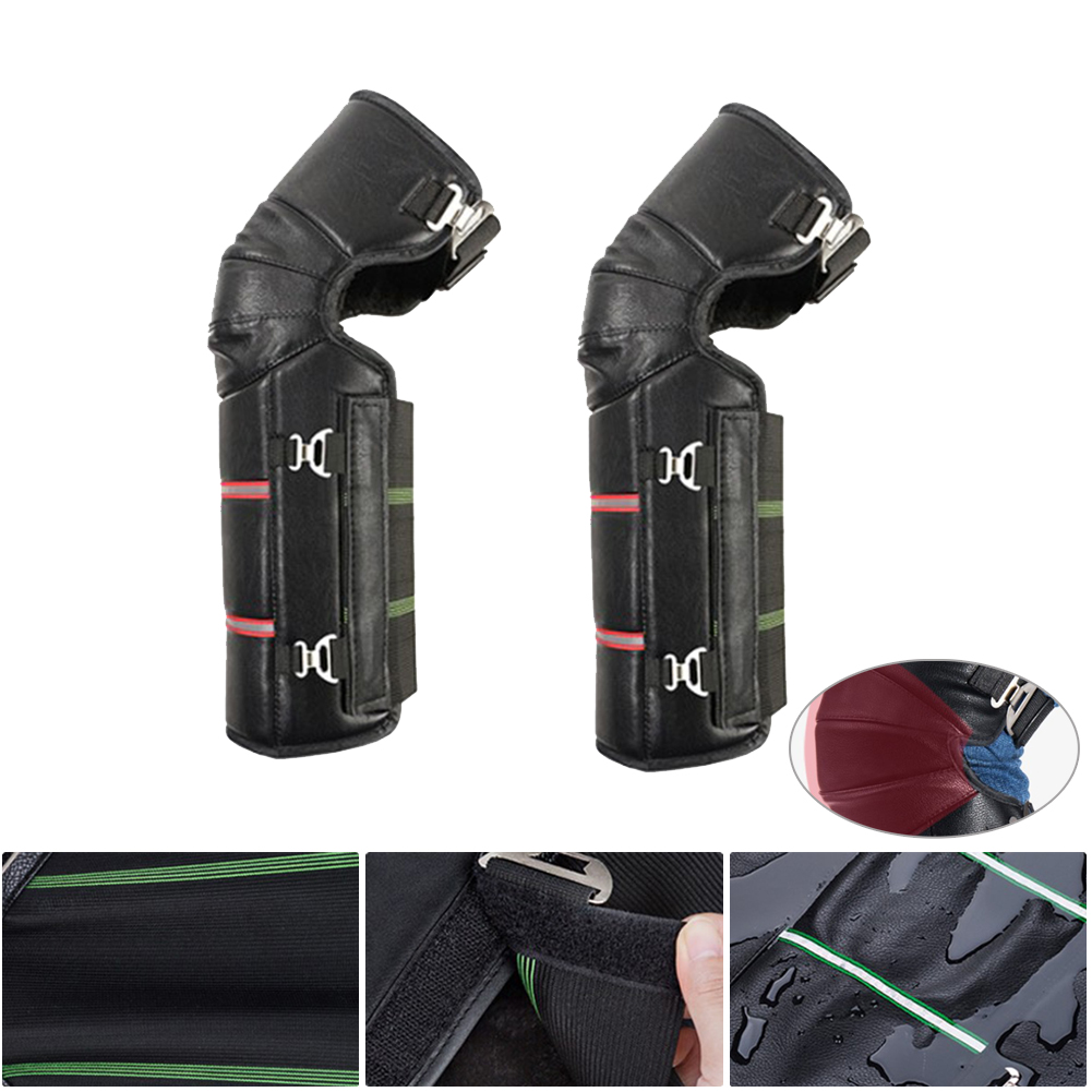 Motorcycle Winter Knee And Motorcycle Leg Protectors Warm Motocross Knee Pads Scooter E-bike Trikes Use Windproof Pads