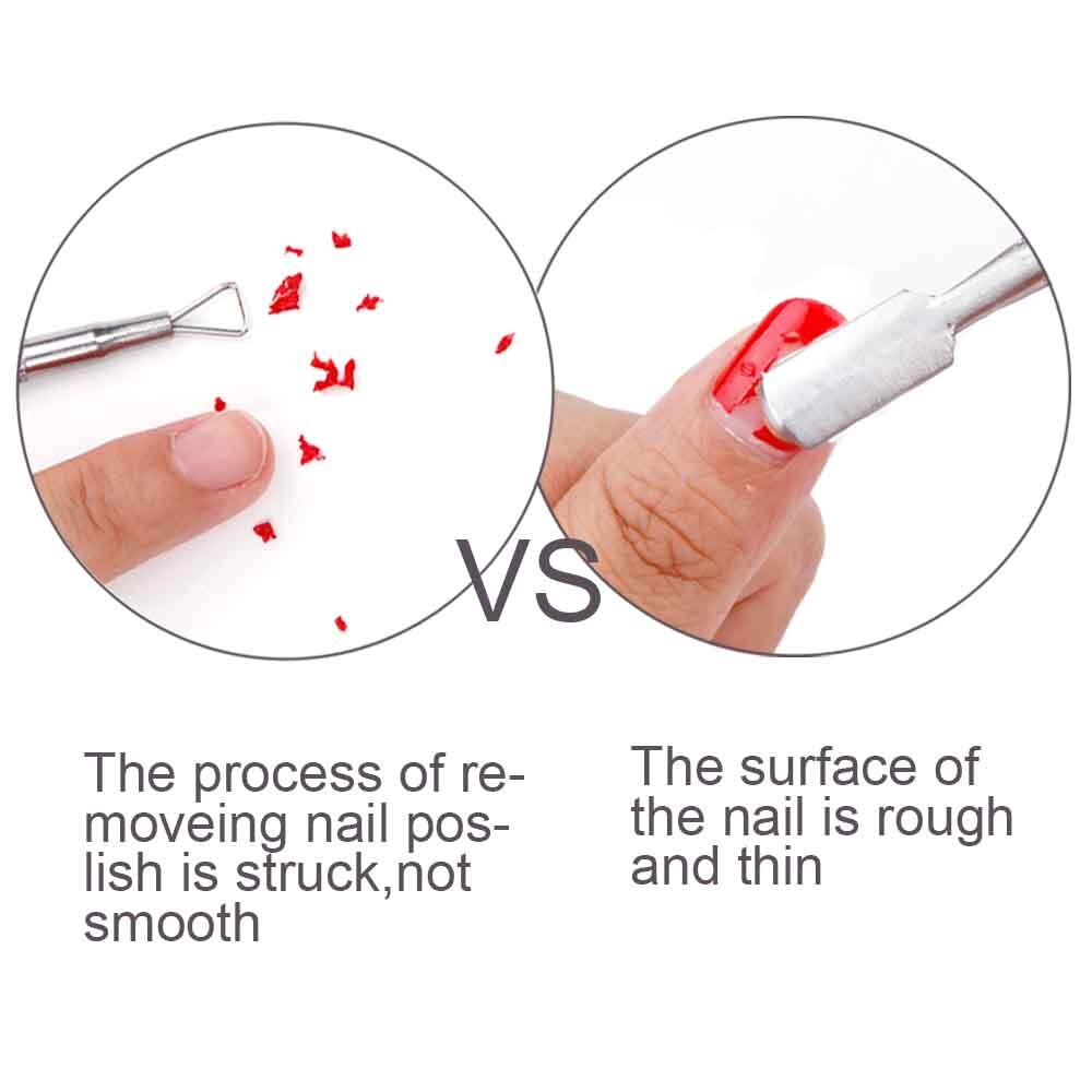 Nail Gel Polish Remover Culticle Pusher Cleaner Nail UV Gel Lak Remover Dead Skin Removing Stainless Steel Manicure Nail Art