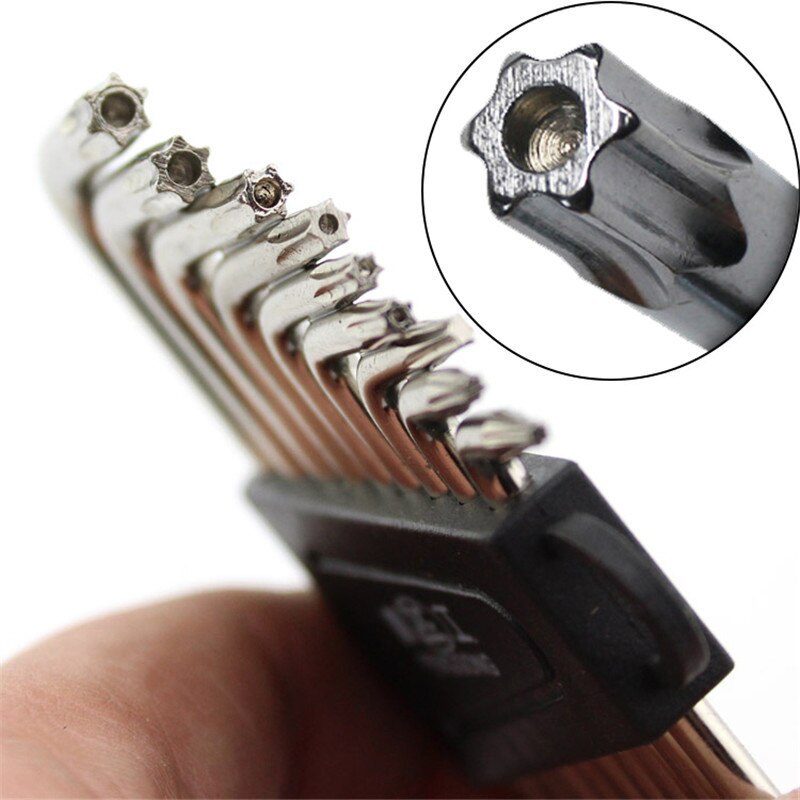 L-shaped Hex Wrench Combination Set Hex Allen Key L Wrench Set Torque Long Metric Hand Tools Mechanical Appliance Repair Tool