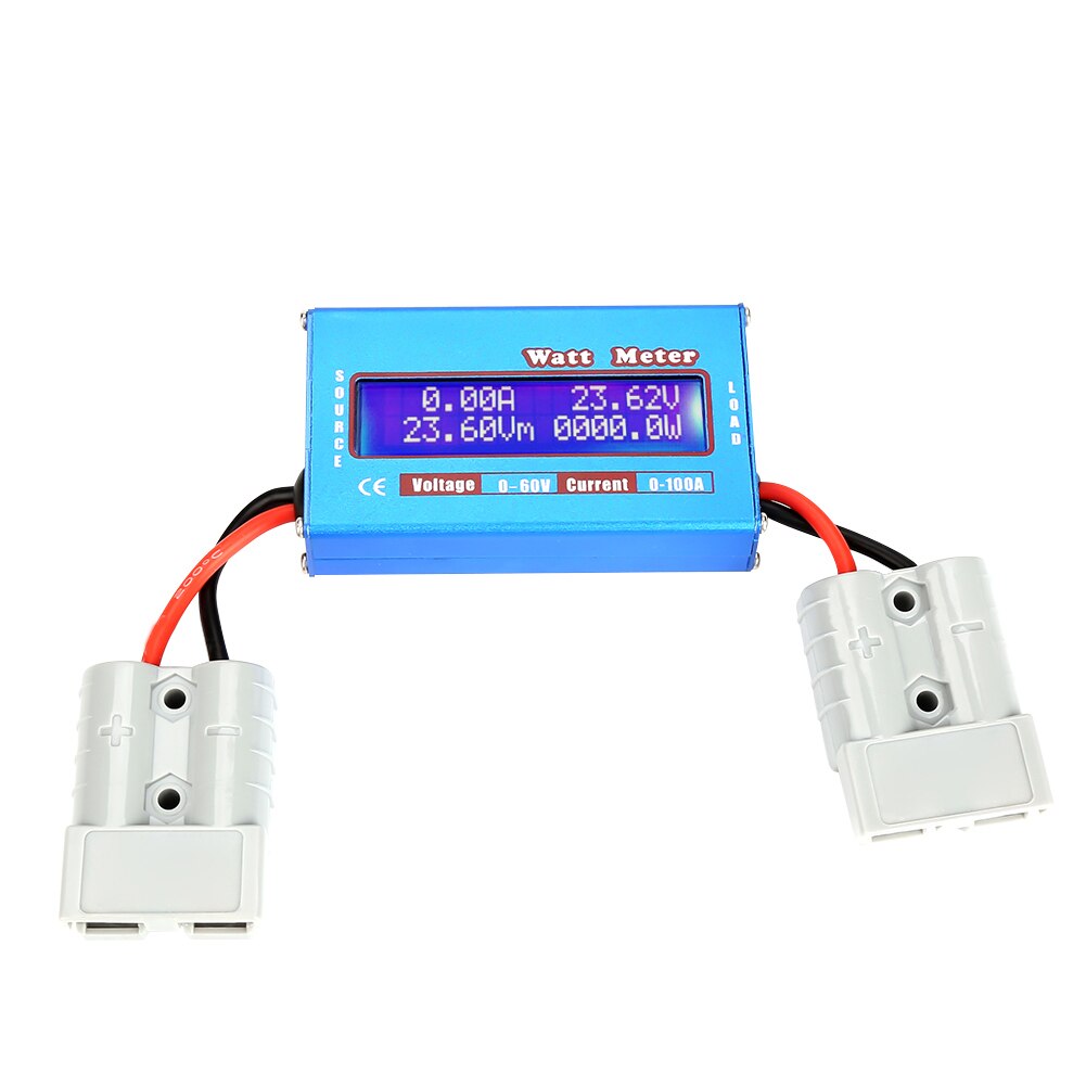 Power Meter 0-100A 0-60V High Accuracy watt Swr Meter DC Power Analyzer Watt Volt Amp Energy Meter Analyzer Wattmeter