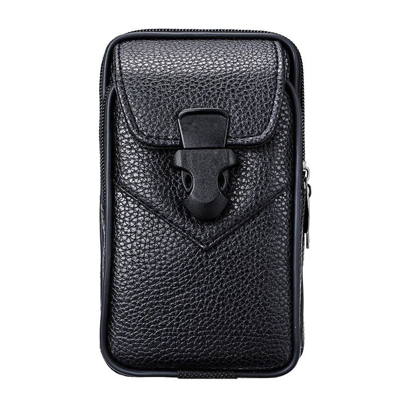 praktisch Taille Tasche 6,8 zoll Für iPhone Samsung Xiaomi Huawei Gürtel Clip Schleife Halfter Beutel fallen Leder Abdeckung Gürtel taille Tasche: Vertical tasche