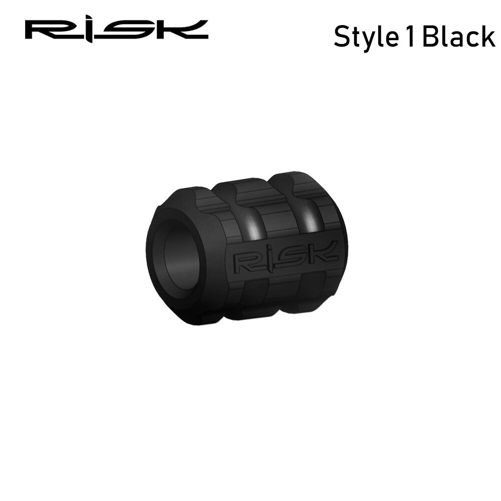 10Stck transparent Fahrrad Bremse Silikon Ring Fahrrad Bremsleitung Abdeckung Vermeiden Reibung Achteckige O-Ring Fahrrad drucken Schutz: Stil 1 Schwarz