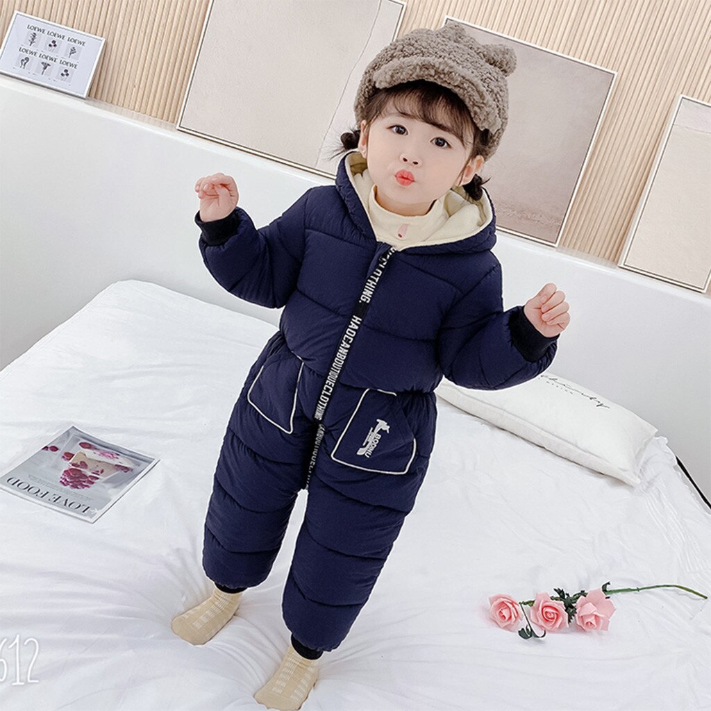 Baby Baby Cartoon Hooded Jas Jongens Meisjes Lange Mouw Romper Jumpsuit Winter Warm Comfortabele Baby Kleding Uitloper