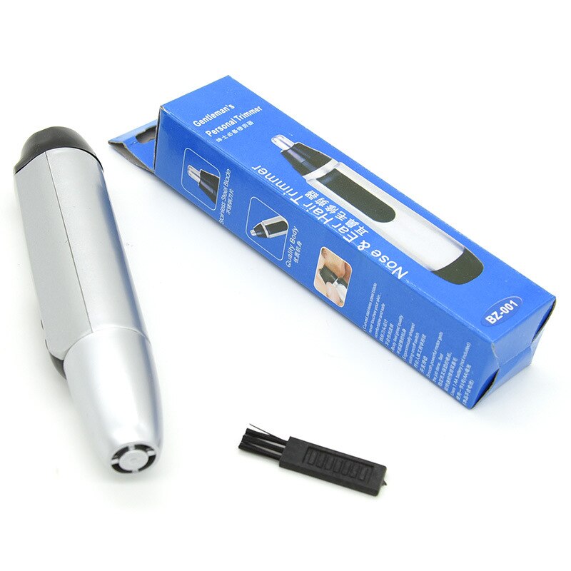Electric Nose Ear Hair Trimmer Nostril Nasal Hair Clippers Battery Operated