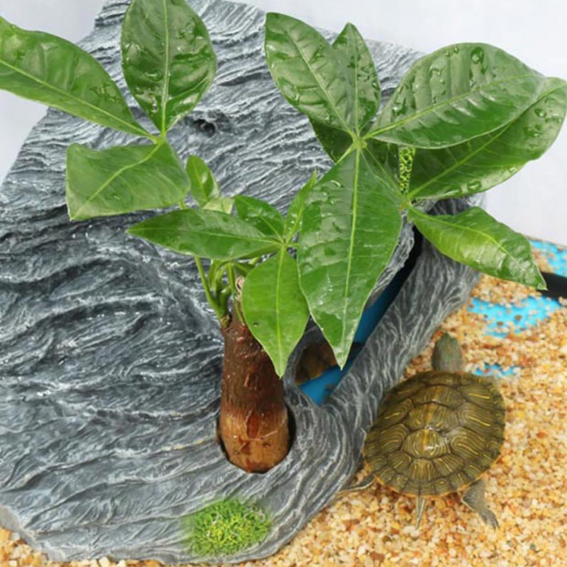 Turtle climbing platform Plastic Turtle Pier Dock Basking Platform Shelf Decoration Crawler Roof Terrace Island Climb Aquarium