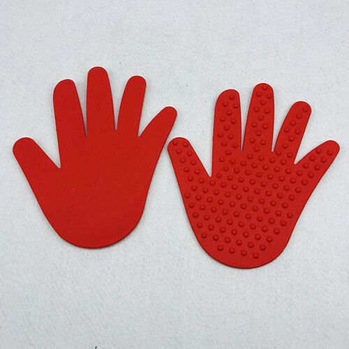 Kids Hand Feet Sensory Play Game Educational Toys For Children Outdoor Indoor Crawling Jump Activity Kindergarten Prop Sport Toy: Red Hand 2Pcs