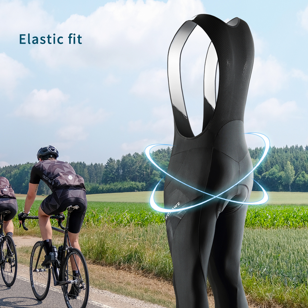 Männer Radfahren Lätzchen Hosen Gepolsterte Radfahren Fahrrad Strumpfhose Atmungsaktive MTB Berg Fahrrad Fahrrad Gamaschen Kompression Hosen