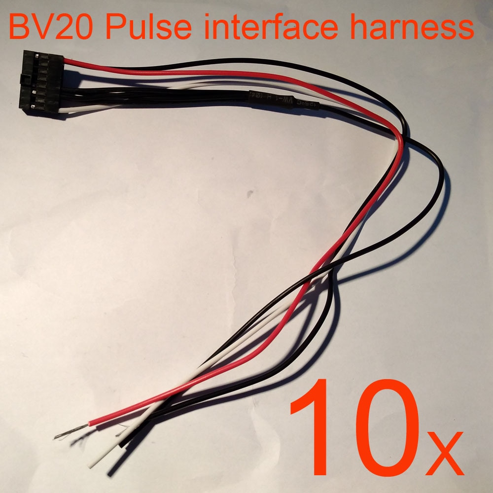 Bv20 regnings acceptor / regningsvalidator pulsgrænseflade kabelsele ledning 10 stk