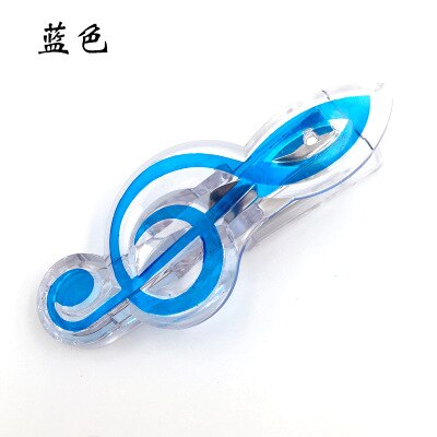 Exquisite small music clip clip note clip clef clip sheet music clip music clip musical instrument universal musical instrument: Clef blue