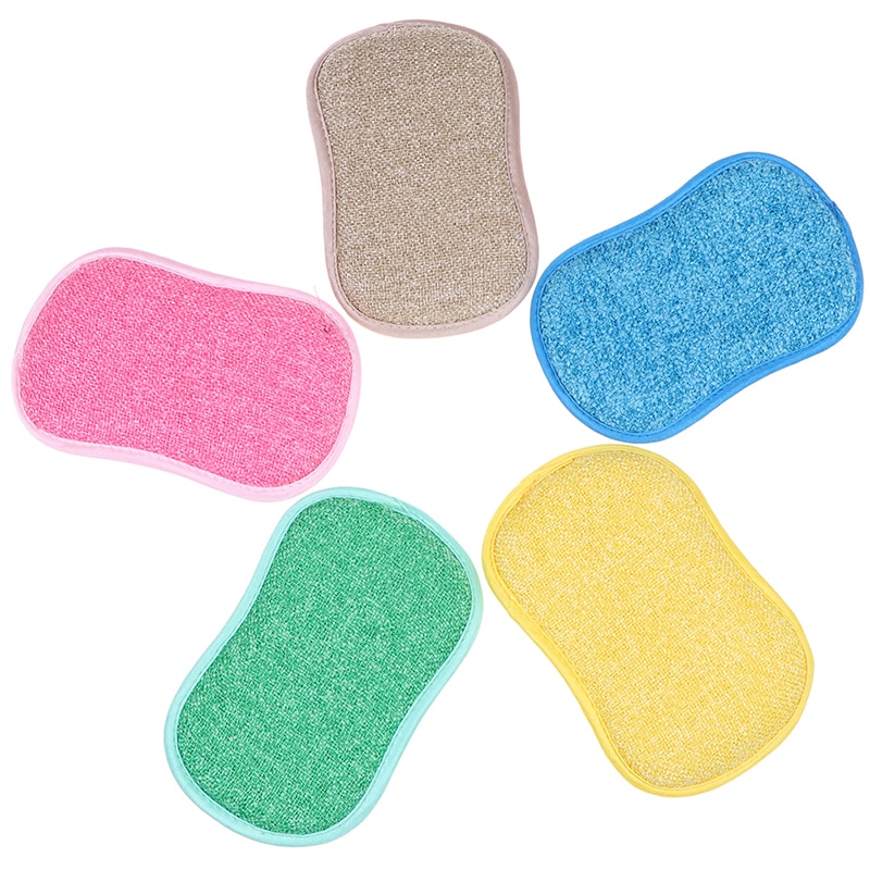 Éponge de cuisine d'éponges de mélamine de nettoyage antimicrobien de 5 pièces pour laver la vaisselle