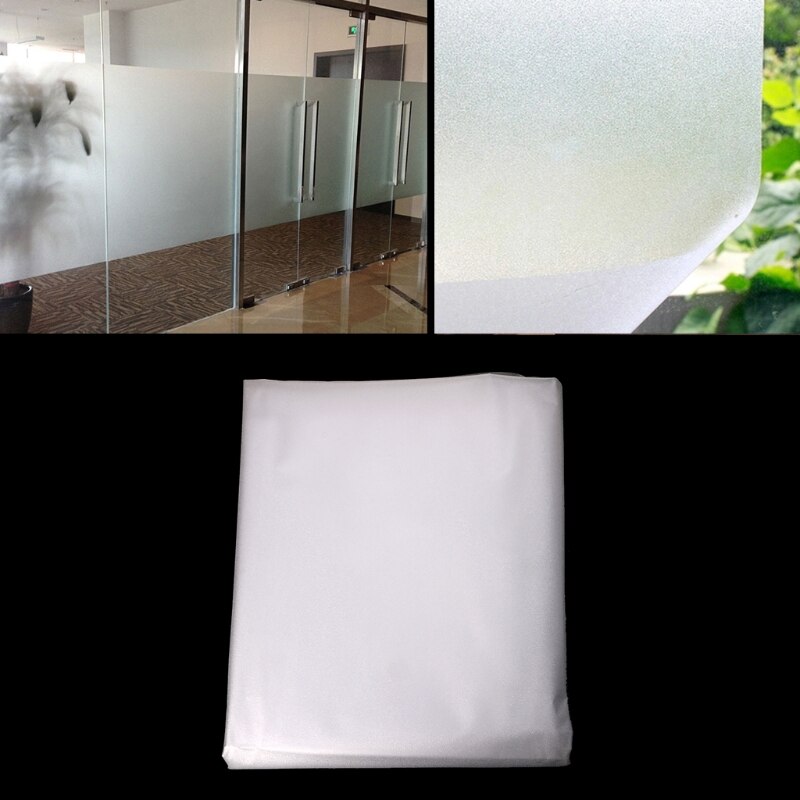 Badeværelse privatliv vandtæt matteret glas vinduesfilm klistermærke - frostede modeller  u90a