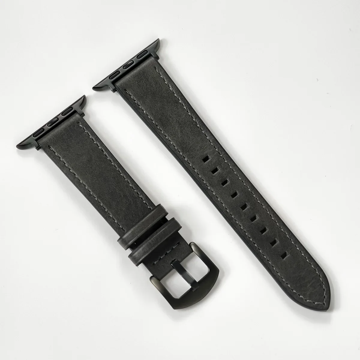 Urrem i kalveskind til apple watch 49mm 44 45mm 42 40mm 41mm, dame/mand urrem til iwatch serie 8 7 6 5 4 3 se rem: Xxxxl / Rød sort