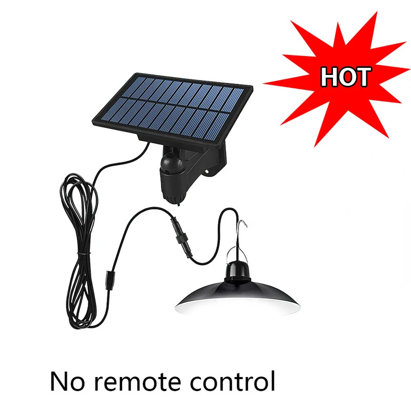 Luce solare per interni domestici e lampada a sospensione solare per esterni Luci solari per esterni da campeggio uno trascinare Due Luci impermeabili: Blu / 6-10W