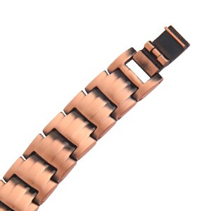 99.9% Zuiver Koper Vintage Link Chain Armband Multi Kleur Magnetische Pijnbestrijding Armband Voor Mannen