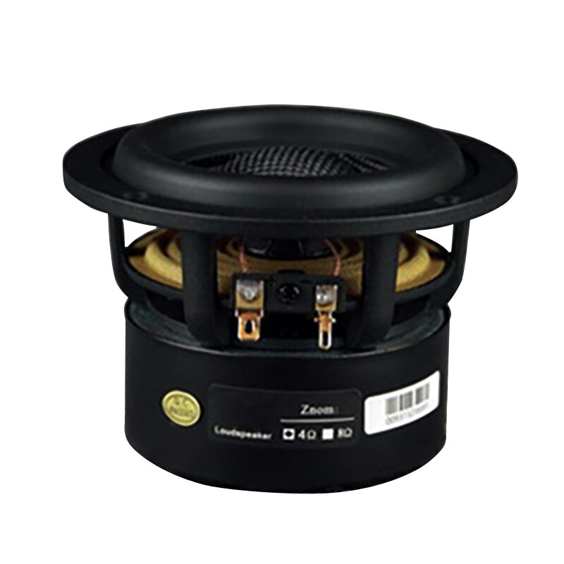 Thewasc 3 Zoll Bass Lautsprecher - 40Watt 4OHM Subwoofer Ersatz, 78mm - Für Audio-Systeme & Heimkino
