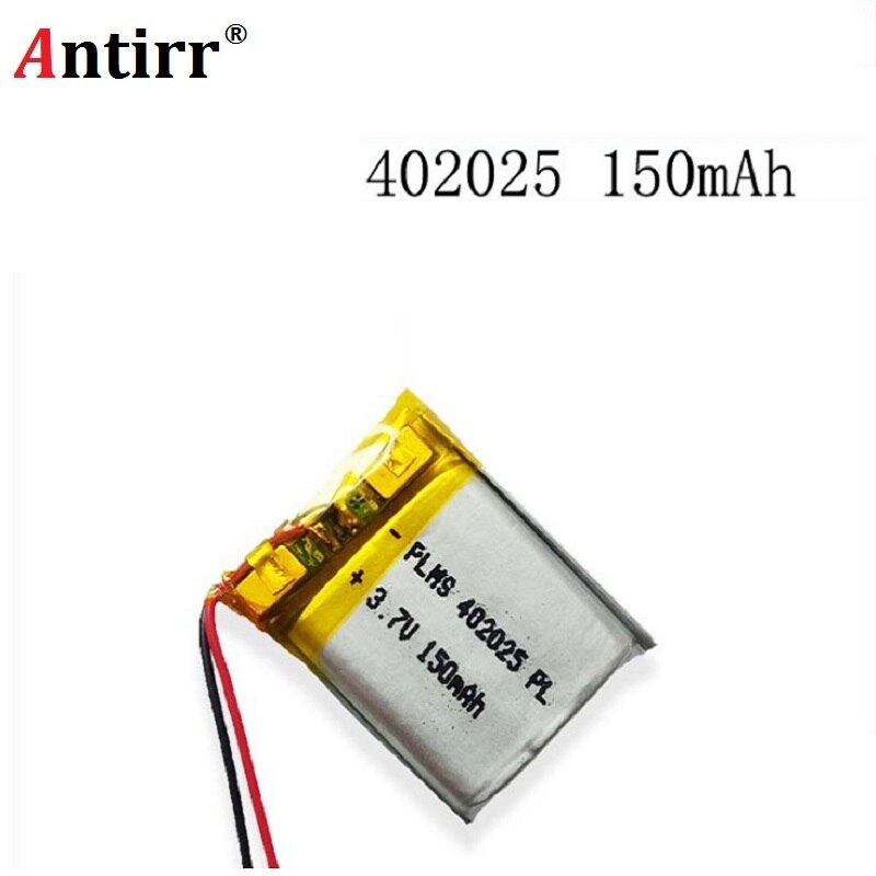 3,7 V 150mAh 402025 Lithium-Polymer Li-Po li ionen Akku zellen Für Mp3 MP4 MP5 GPS PSP Handy, Mobiltelefon bluetooth