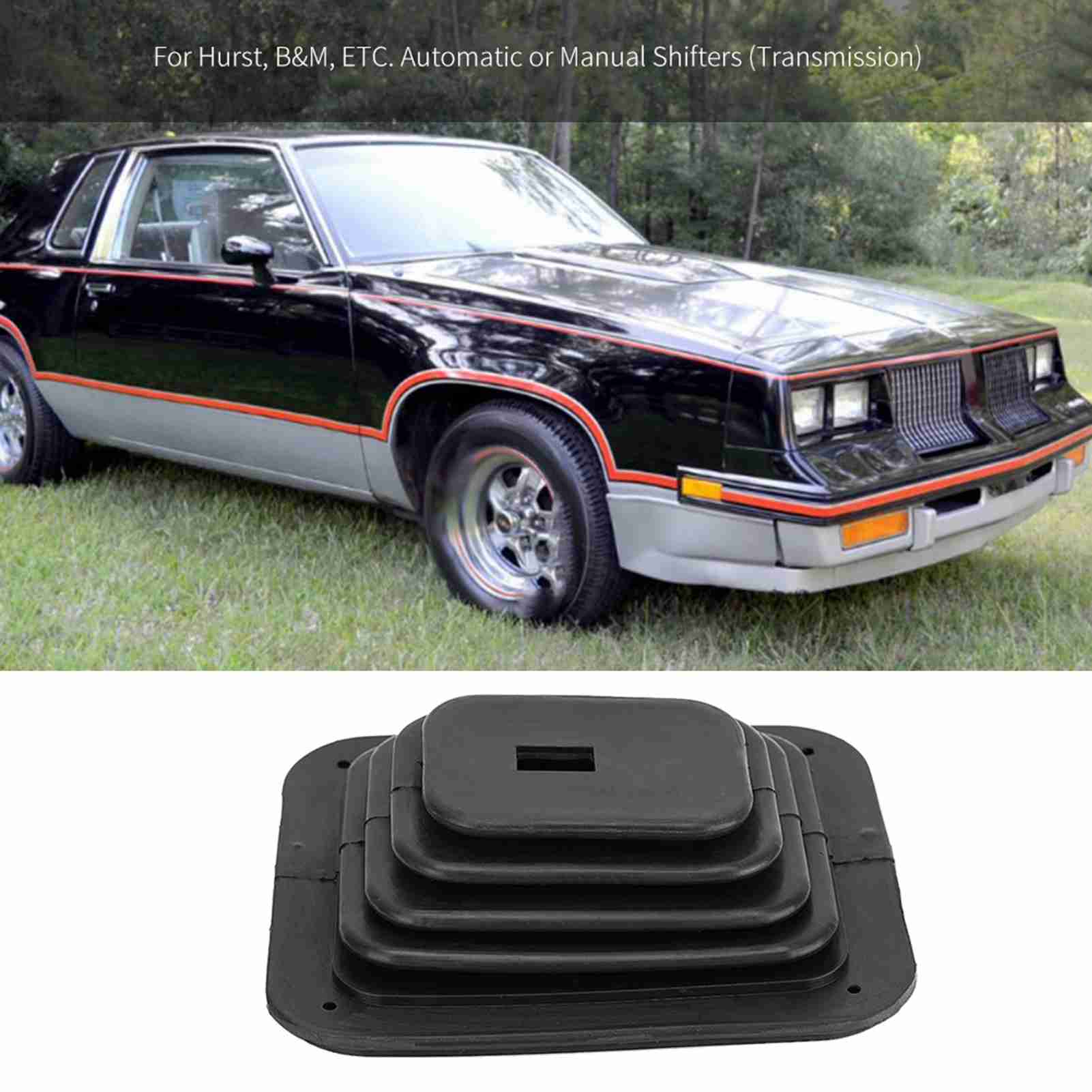 Rubber Car Gear Shift Dust Cover Dust Proof Gear Shifter Boot Replacement For GM350