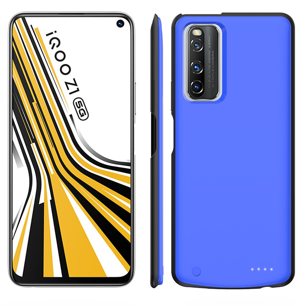 Funda de cargador de batería para VIVO IQOO Z1 5G, carcasa de batería de 6800mAh, cargador externo, funda de batería para VIVO IQOO Z1