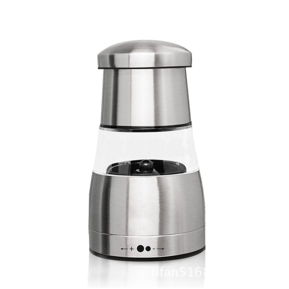 Salt- och pepparkvarn set pepparkvarn manuell kryddkvarn salt rostfritt stål lock glasflaska justerbara keramiska kvarnar
