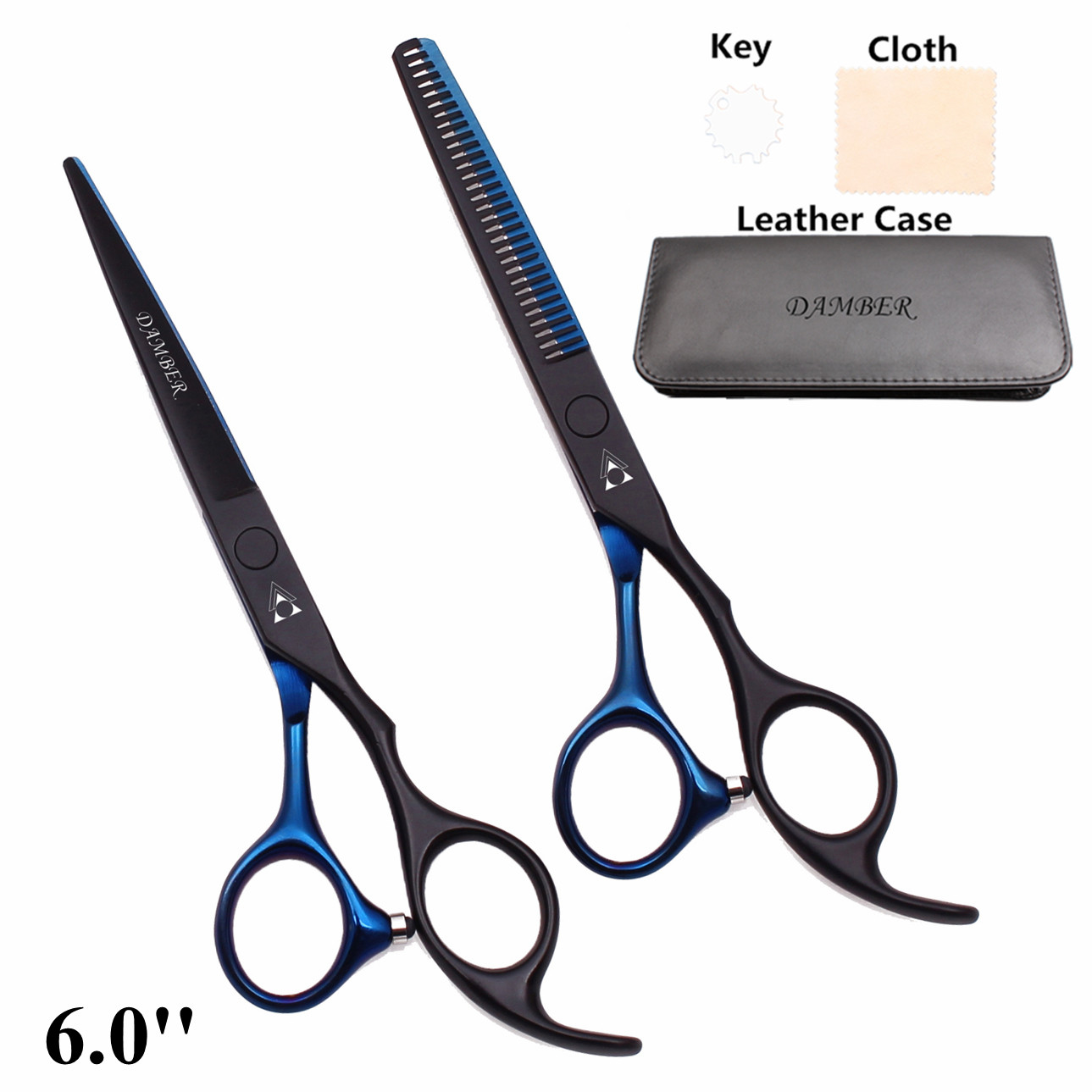 Tijeras para el cabello 5,5 6,0, tijeras profesionales de peluquería, juego de tijeras de peluquero para adelgazar, tijeras para cortar cabello 440C Japón acero 888 #: violet