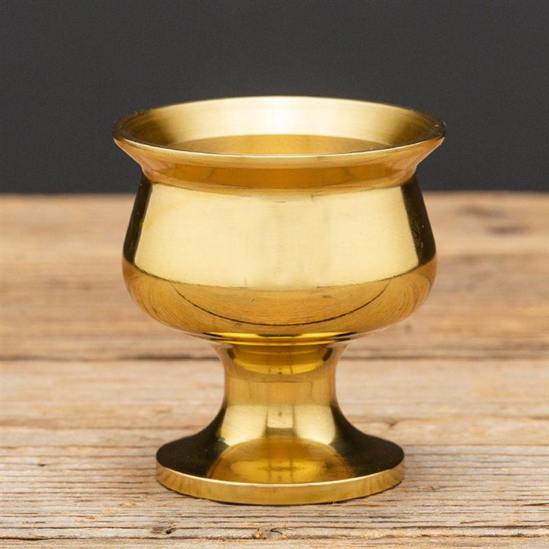 Buddhist Water Cup Brass Temple Cup Luxury Retro Temple Cup Temple Offerings Brass Tea Cup For The Holy Water Cup Of Guanyin