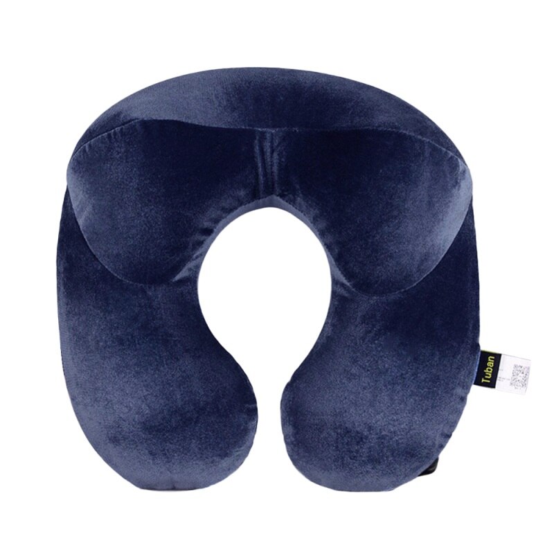 U-vorm Reizen Kussen voor Vliegtuig Opblaasbaar Nekkussen Reizen Accessoires Comfortabele Kussens voor Sleep Thuis Textiel 4 Kleur