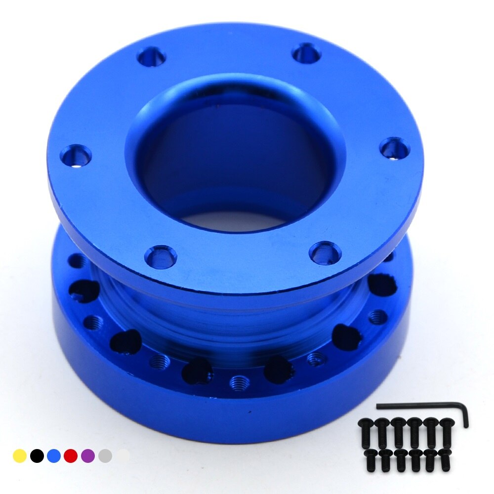 Universele Stuurwiel Hub Spacer 51Mm Stuurnaaf Boss Kit Adapter Spacer: Blue