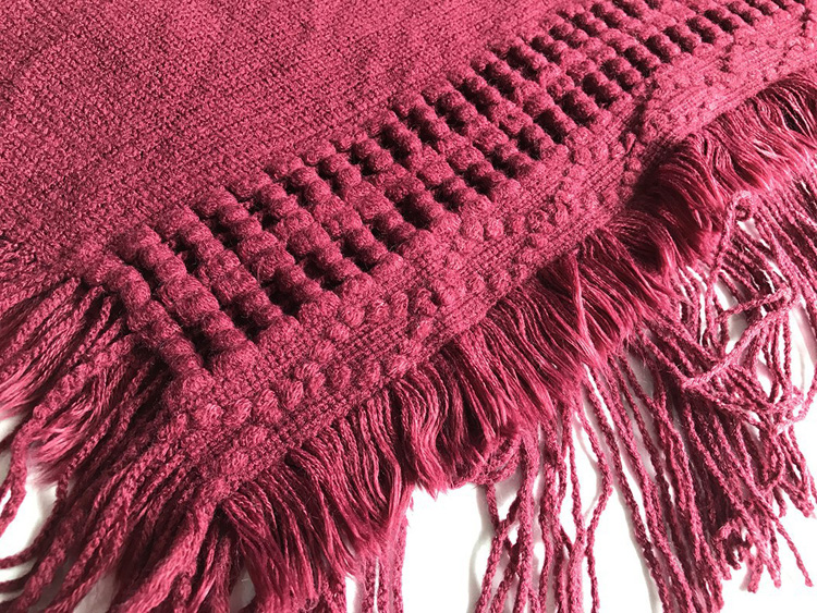 Jbersee poncho vinter tørklæde kvinders luksus mærke vinter tørklæde varme akryl tørklæder kvinder kvaster pashmina  wn029