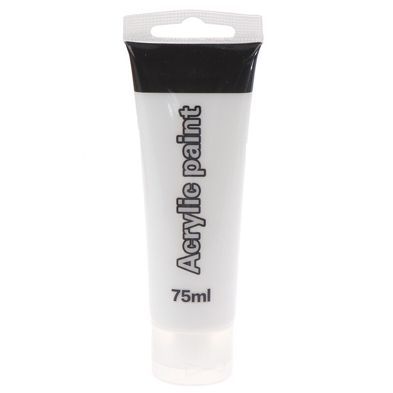 Arts 75ml acrylique tuyau mur peinture tissu peinture pour vêtements Textile ongle Fiber Pigment acrylique peintures grand Art fournitures artisanat: WT