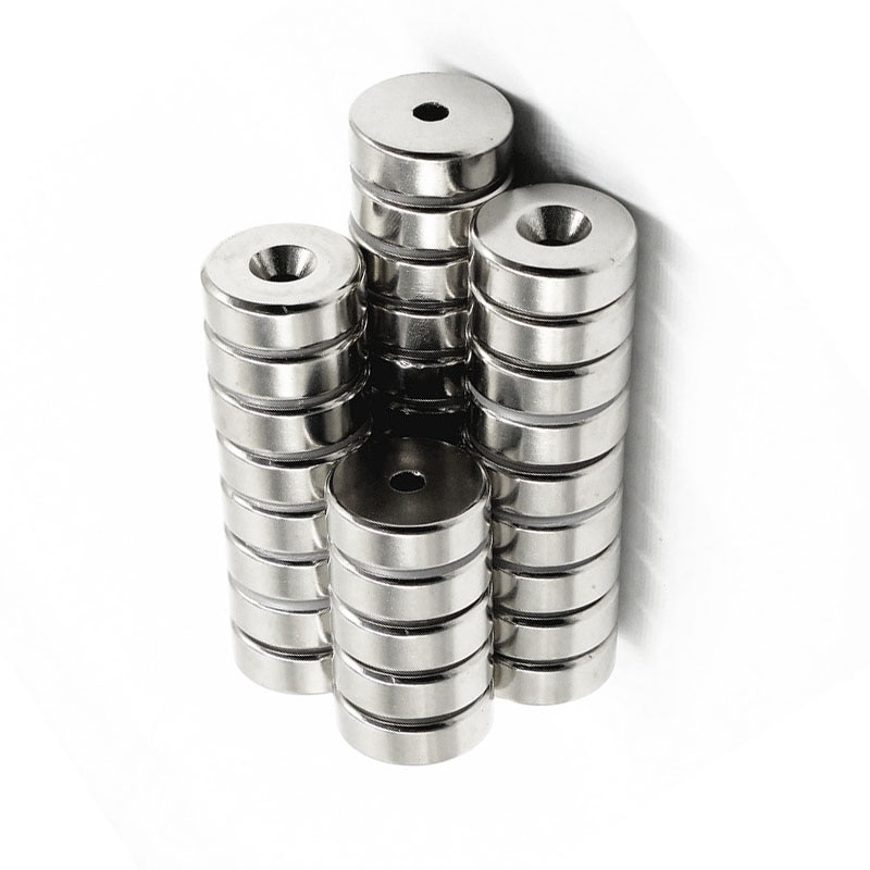 1~50pcs 30x10-6 N35 Powerful Magnets 30*10 mm Hole 6mm Permanent Round Countersunk Neodymium Magnetic Magnet 30X10-6mm 30*10-6mm