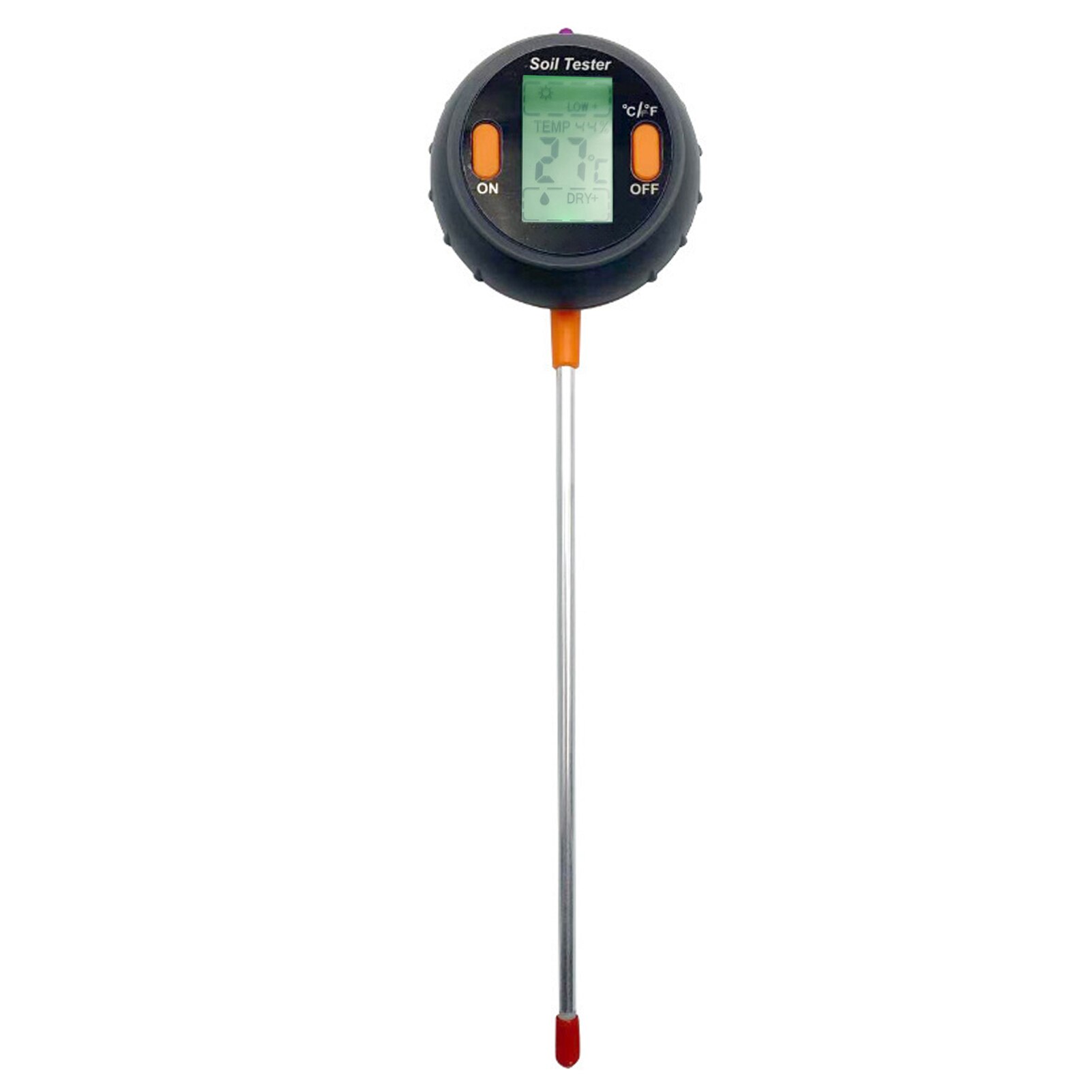 Medidor Digital de pH del suelo 5 en 1, medidor de humedad, niveles de PH, temperatura, luz solar, medidor de intensidad de humedad del suelo, Digital: Type 7