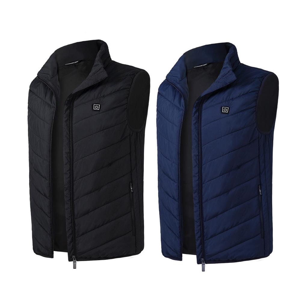 Heated Vest Outdoor Fishing Graphene Electric Heating Vest USB Security Smart Constant Temperature Heating Suit Heated Jacket