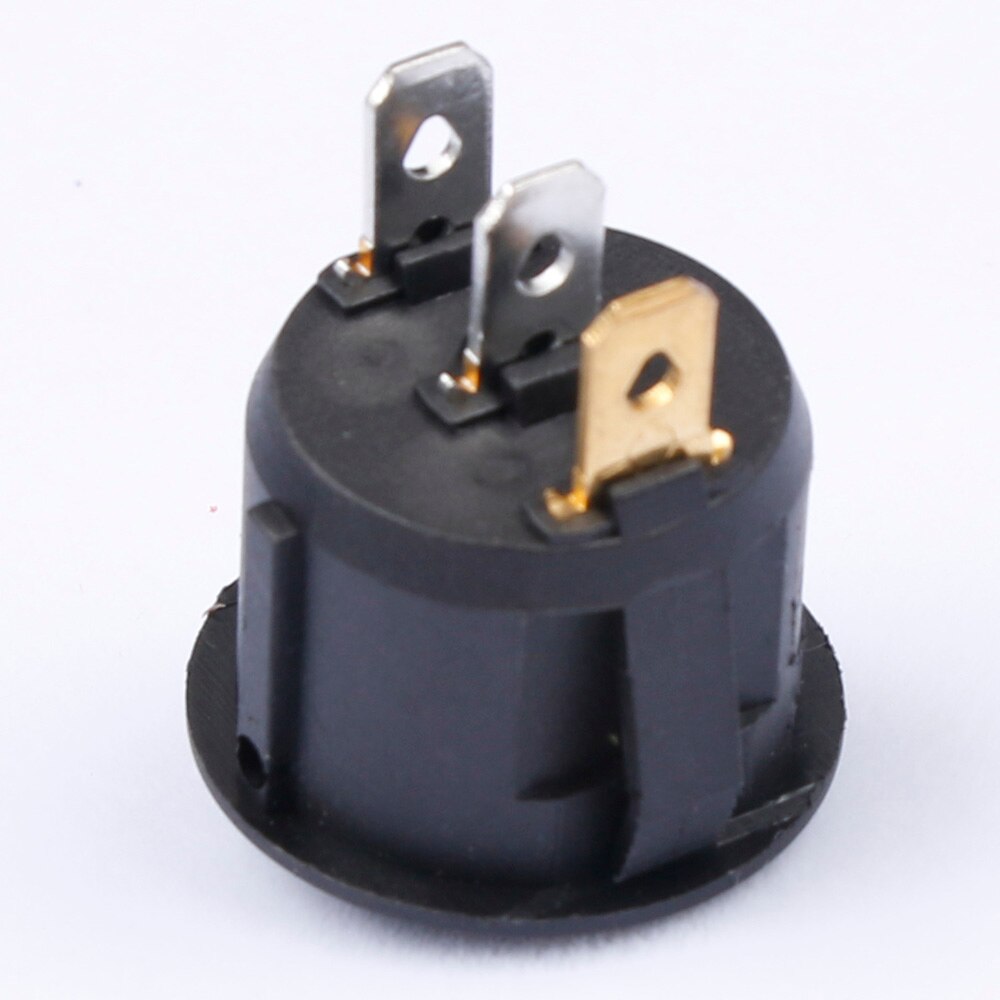 2 Pin 20mm ON/OFF Round Boat Rocker Switch Mini Waterproof Cap LED illuminated Car Dashboard Dash Boat Van 12V