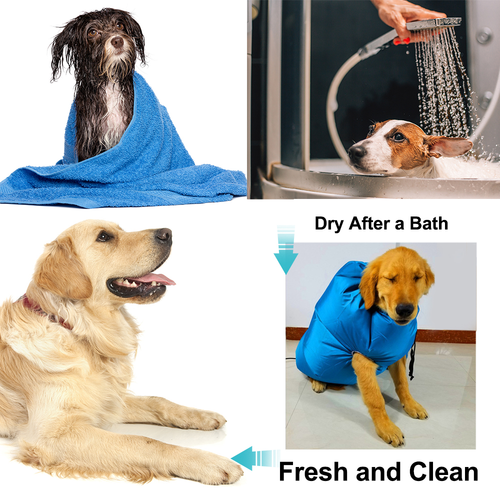 Borsa per toelettatura Quik asciugatura cani pieghevoli asciugacapelli borsa per soffiaggio accessori per la pulizia del cane borsa per asciugare animali domestici portatile
